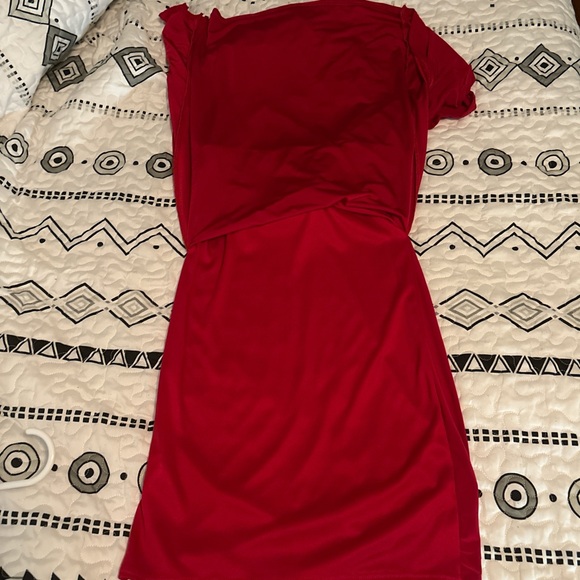 21 Saints Small Red knotted Dress - Picture 5 of 8